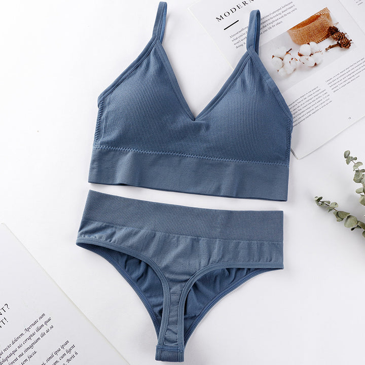 Push-Up Sports Bra & G-String Lingerie Set - Brauthentic