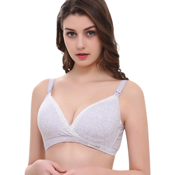 Cross-Type Wireless Breastfeeding Bra - Brauthentic