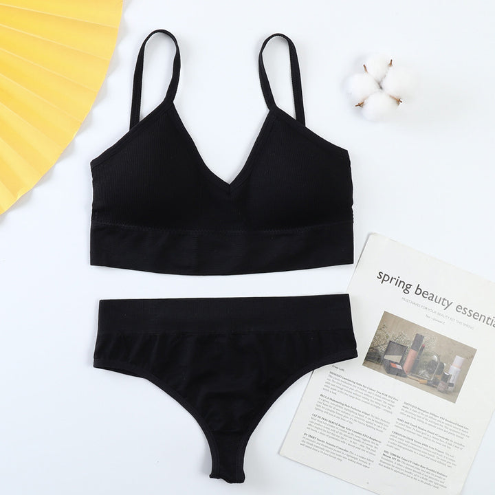 Push-Up Sports Bra & G-String Lingerie Set - Brauthentic