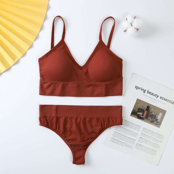 Push-Up Sports Bra & G-String Lingerie Set - Brauthentic