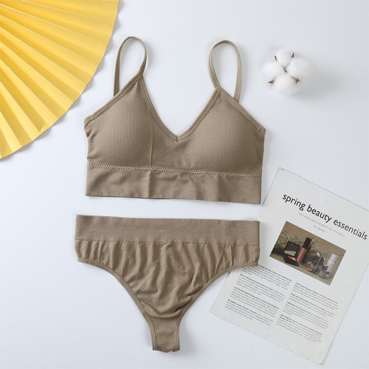 Push-Up Sports Bra & G-String Lingerie Set - Brauthentic