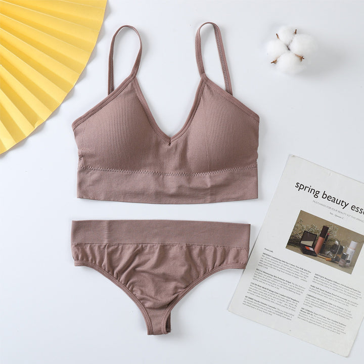 Push-Up Sports Bra & G-String Lingerie Set - Brauthentic