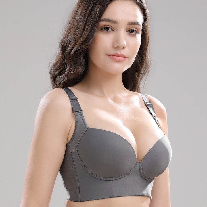 Thin Beautiful Back Plus Size Push Up Bra - Brauthentic