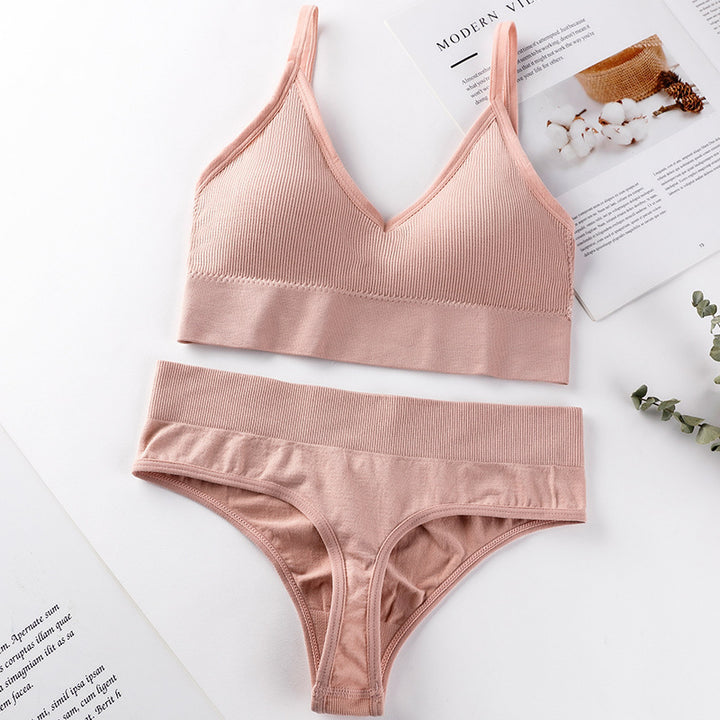 Push-Up Sports Bra & G-String Lingerie Set - Brauthentic
