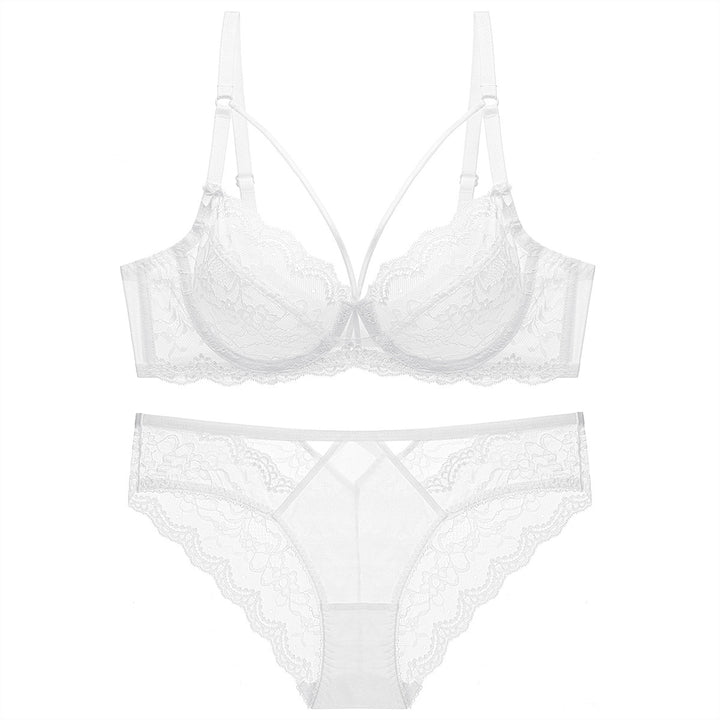Non Padded Transparent Bra Set - Brauthentic