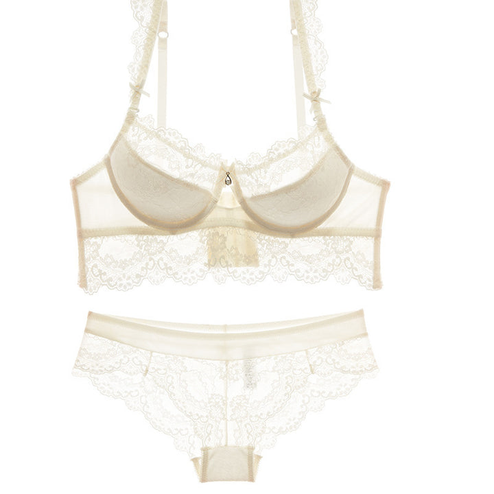 Sexy Mousse Women's Ultra-Thin Lace Bra Set - Brauthentic