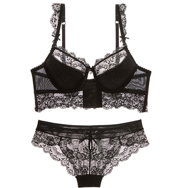 Sexy Mousse Women's Ultra-Thin Lace Bra Set - Brauthentic