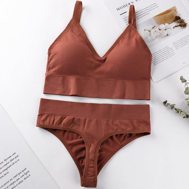 Push-Up Sports Bra & G-String Lingerie Set - Brauthentic