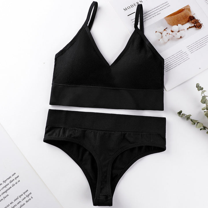 Push-Up Sports Bra & G-String Lingerie Set - Brauthentic